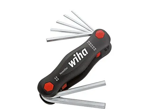 Produktbild: Wiha 351PK7 Multitool PocketStar® Sechskant 7-tlg. (23035), per Tastendruck, schneller Zugriff, als Längs- und Quergriff einsetzbar, sicher verstaut, all-in-one Werkzeug