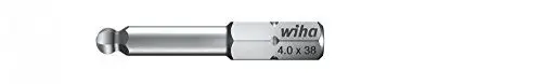 Produktbild: Wiha Bit Standard Sechskant-Kugelkopf, schwenkbar für schwer zugängliche Bereiche, 1/4