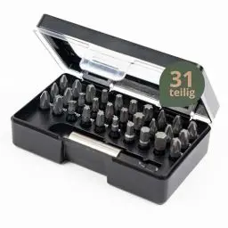Produktbild: Wiha Essential Impact Bit Set 31-tlg. inkl. Bitbox I PH, PZ, Sechskant, Torx I Schrauberbit-Set mit Bithalter I Bitset für Akkuschrauber (45628)