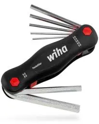 Produktbild: Wiha Multitool PocketStar® Innen-Sechskant 7-tlg., per Tastendruck schneller Zugriff, als Längs- und Quergriff einsetzbar, Stiftschlüssel sicher verstaut, all-in-one Werkzeug (23040)