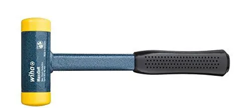 Produktbild: Wiha Schonhammer rückschlagfrei, mittelhart mit Stahlrohrstiel (02123) 30 mm