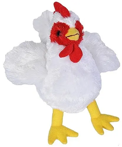 Produktbild: Wild Republic 16237 Hug'ems Plüschtier, Kuscheltier, Huhn 18cm
