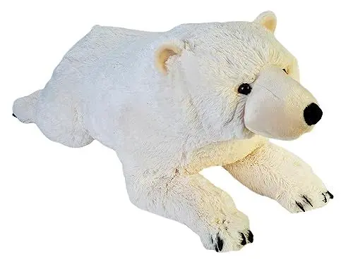 Produktbild: Wild Republic 18080 Republic 19554 Jumbo Plüsch Eisbär, großes Kuscheltier, Plüschtier, Cuddlekins, 76 cm