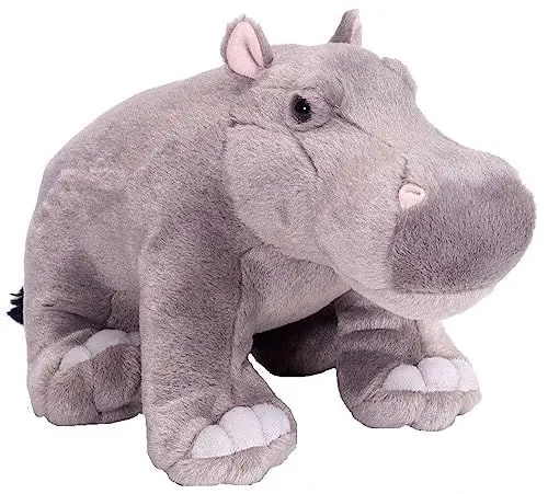 Produktbild: Wild Republic Cuddlekins Nilpferd, Stofftier, Baby-Geschenk für Mädchen und Jungen, Kinder Plüschtier, Kuscheltier Für Babys, Spielzeug aus Recyclingmaterial, 30 cm