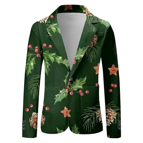 Produktbild: Wildlederjacke Herren Herren Blazer Blazer Herren Sportlich Oversize Blazer Herren Anzug Herren Elegant 2 Teiler Oktoberfest Jacke Herren Herren Business Outfit Jackett Herren Multi 3Xl