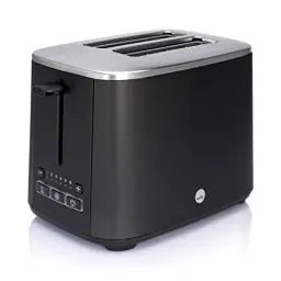 Produktbild: Wilfa CLASSIC Toaster - aus Edelstahl, verstellbare Hitzeeinstellungen mit Auftau-, Wiederaufheiz- und Abbrechfunktion, schwarz