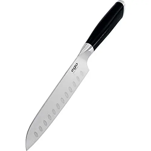 Produktbild: Wilfa EGO Sandvik Santokumesser - 18cm lange Klinge, aus hochwertigem Sandvik12C27 Messerstahl, Klingenhärte: HRC: 58±2