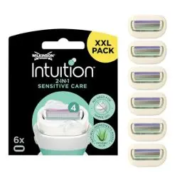 Produktbild: WILKINSON SWORD Intuition Sensitive Care Rasierklingen für Damen Rasierer, 6 Stück