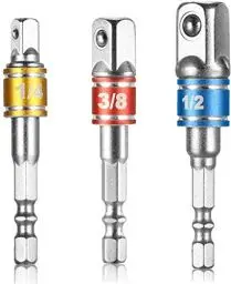 Produktbild: Willingood, 3 tlg Stecknuss Adapter (1/4