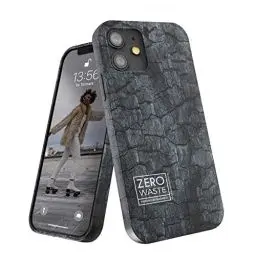Produktbild: Wilma Biologisch Abbaubar kompatibel mit iPhone 12 Hülle, iPhone 12 Pro 6.1 Zot, Abfallfrei, Komplett Schützende Handyhülle, Umweltfreundlich, Plastikverschmutzung Stoppen, Plastikfrei, Kohle