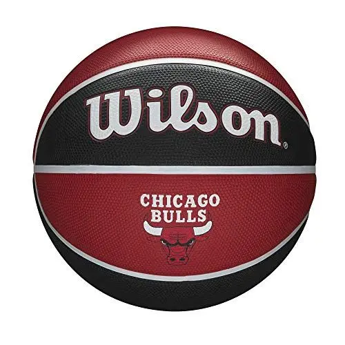 Produktbild: Wilson Basketball NBA TEAM TRIBUTE, CHICAGO BULLS, Outdoor, Gummi, Größe: 7, Rot