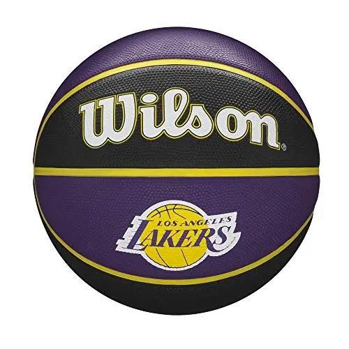 Produktbild: Wilson Basketball NBA TEAM TRIBUTE, LA LAKERS, Outdoor, Gummi, Größe: 7