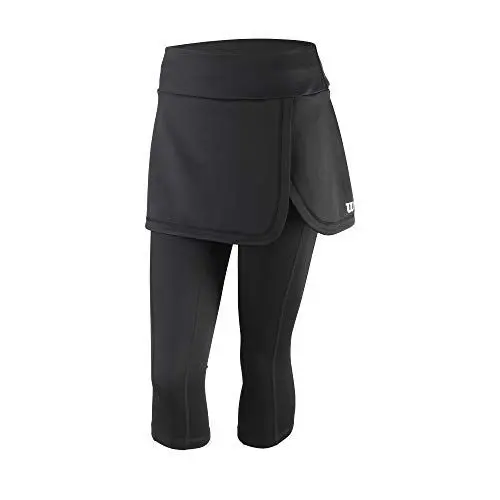 Produktbild: Wilson Damen Hosenrock, CAPRI SKORT IV, Polyester/Spandex, Schwarz, Größe S, WRA791901SM