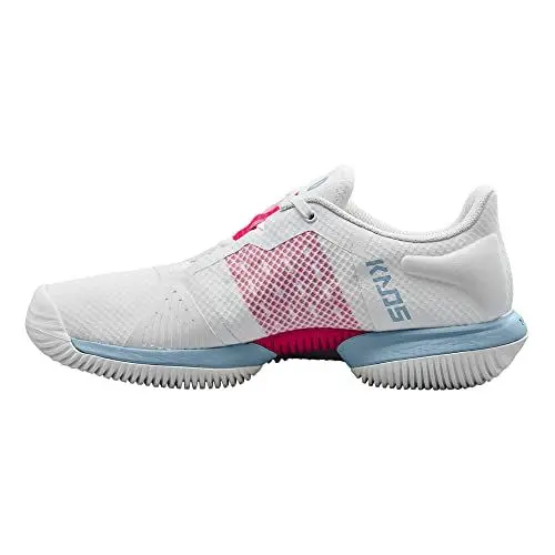 Produktbild: Wilson Damen KAOS Swift Tennisschuh, White/Blue Fog/Love Potion, 39 EU