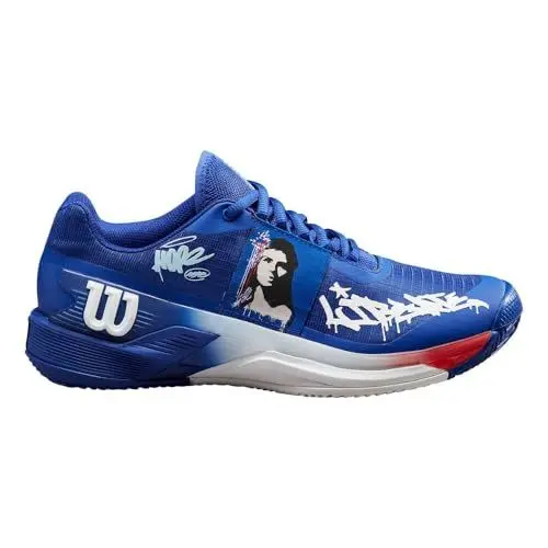 Produktbild: Wilson Damen Rush Pro 4.0 Hope Paris Clay Tennisschuhe Sandplatzschuh Blau - Weiß 38 2/3
