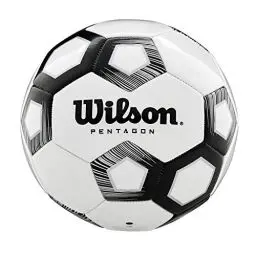 Produktbild: Wilson Fußball, PENTAGON, Größe: 4, 30-teiliges Design, weiß/schwarz, WTE8527XB04