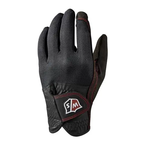 Produktbild: Wilson Handschuhe, W/S Regenhandschuhe, Wasserdicht und rutschfest, Golf-Zubehör für Damen, Schwarz