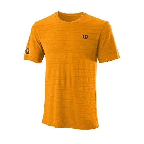 Produktbild: Wilson Herren Kaos Rapide Smls Crew Tennis Shirt, Orange (Koi Orange), XXL EU