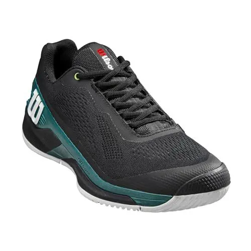 Produktbild: WILSON Herren Tennisschuh, Schwarz/tiefes Blaugrün, 9, WRS333310U090