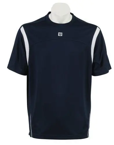 Produktbild: Wilson Herren Tennis Club T-Shirt Men, blau-weiß, l