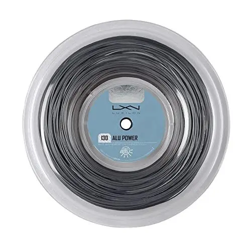 Produktbild: Wilson Luxilon Tennissaite ALU Power 130, Für Tennisschläger, Durchmesser: 1,30 mm, 220 m, Silber, WR8302301130