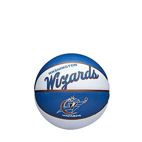 Produktbild: Wilson Mini-Basketball TEAM RETRO, WASHINGTON WIZARDS, Outdoor, Gummi, Größe: MINI