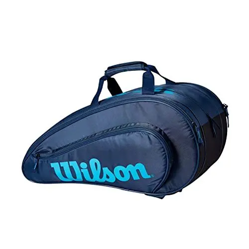 Produktbild: Wilson Padel-Tasche RAK Pak, Für bis zu 6 Schläger, Marineblau/Blau, WR8901701001