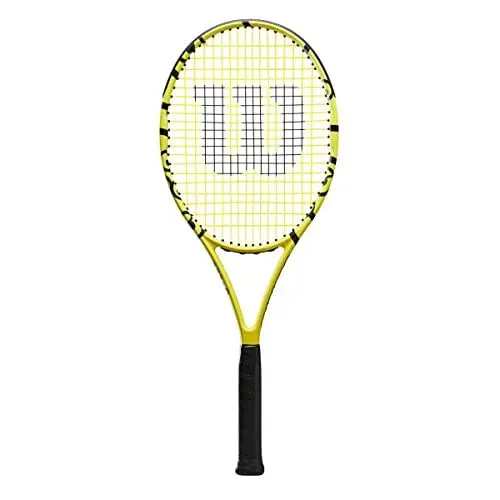 Produktbild: Wilson Tennisschläger Minions 103, Freizeitspieler, Aluminium, Gelb/Schwarz, WR064210U3
