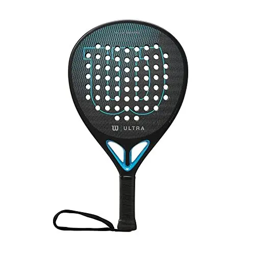 Produktbild: Wilson Unisex-Erwachsene Ultra Pro V2 Padel 2 Padelschläger, Schwarz/Hellblau/Mehrfarbig, 35