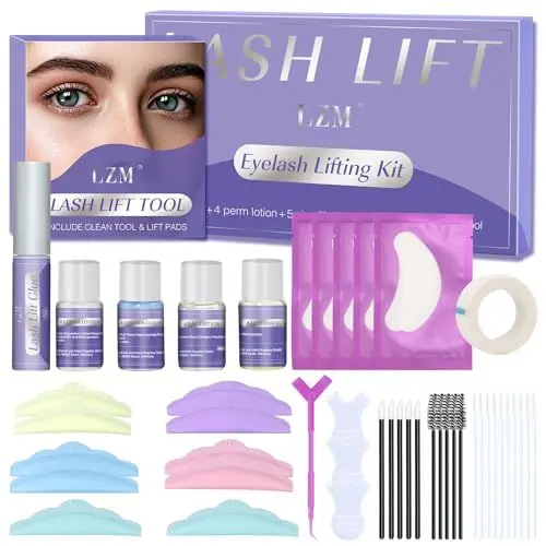 Produktbild: Wimpernlifting Set, LZM 2024 Aktualisiertes Lash Lifting Set, Wimpernverlängerun Professionelles Curling Wimpernlaminierung Set, Geeignet Für den Salon und Heimgebrauch, Natürliche Locke