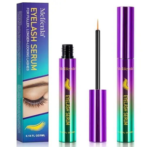 Produktbild: Wimpernserum Ohne Hormone, Eye Lash Serum 5 ML, Natürliches Wimpern Serum, Vegan Bio Wimpernserum Wachstum für Schnelleres WimpernWachstum, Längere Vollere Gesunde kräftige, Nährende Formel