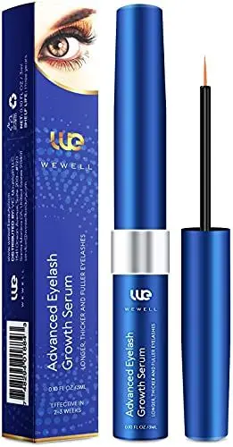 Produktbild: Wimpernserum, Wimpernserum Hormonfrei, Augenbrauen Serum, Lash Serum，Natürliches Wimpern Serum für schnelleres Wimpernwachstum, vollere und längere Wimpern, Pflege gebrochene Wimpern