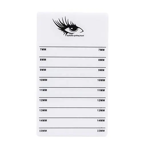 Produktbild: ZJchao Wimpernverlängerungspad, Acryl Handbrett, Wimpernstütze, Wimpernabstandshalter, falsche Wimpernablage, für falsche Wimpern 7-15 mm