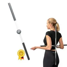 Produktbild: Winch Yoga Stick: Haltungskorrektur, Mobilitätstraining für Frauen. Effektive Unterstützung für oberen/untereren Rücken, Schulter & Nacken. Schmerzlinderung, Yoga-Zubehör.Grau