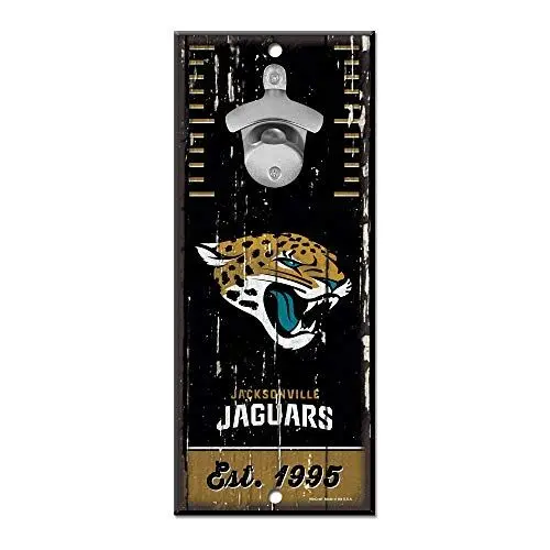 Produktbild: Wincraft Jacksonville Jaguars NFL Schild mit Flaschenöffner