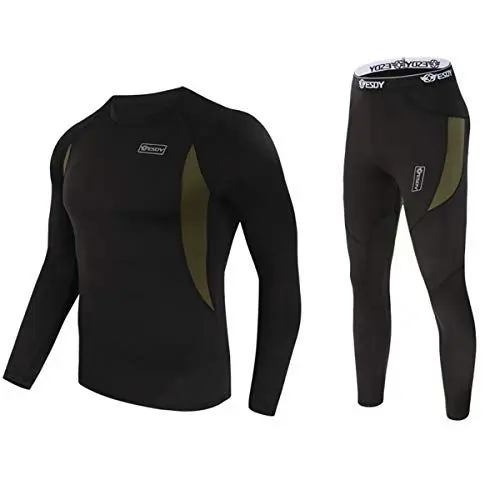 Produktbild: WINDCHASER Thermounterwäsche Funktionswäsche Winter Suit Herren Unterwäsche Set, Herren Ski Thermo Unterwäsche Langarm Unterhemd + Thermo Lange Unterhose