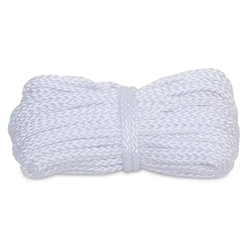 Produktbild: Windhager Befestigungsschnur für Sonnensegel, Polypropylen-Seil, Kunststoffseil, Universalseil, Allzweckseil, Strick, 10m x 4mm, 10709, Weiß