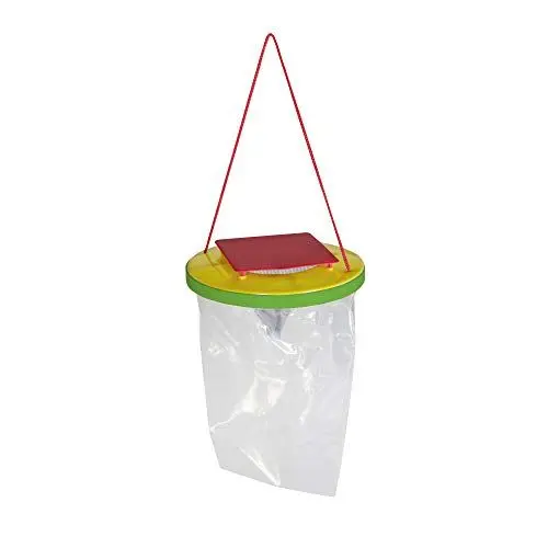 Produktbild: Windhager Fliegen- und Wespenfalle ONE WAY, Wespenfänger, Einwegfalle für Wespen, Wespenfänger, Insektenfalle, ohne Lockstoff, 19 x 19 x 25 cm, 03225
