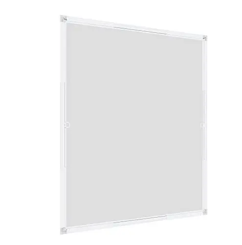 Produktbild: Windhager Rahmen Insektenschutz teleskopierbares Fliegengitterfenster Flexi Fit, Spannrahmen-Fenster, Teleskopfenster ohne Sägen, 130 x 150 cm, weiß, 04305