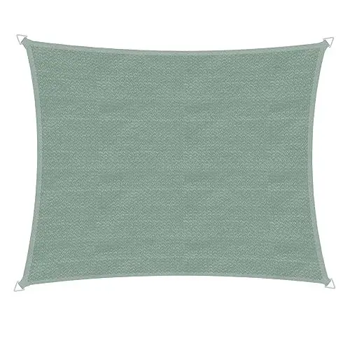 Produktbild: Windhager Sonnensegel Capri Rechteck 4 x 5 m, Sonnenschutz für Garten & Terrasse, UV- und witterungsbeständig, olive