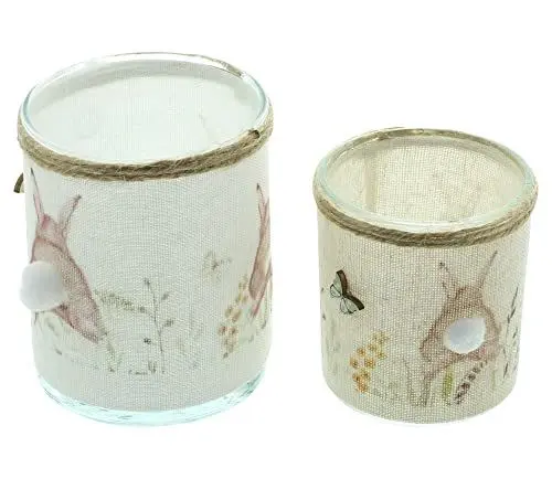 Produktbild: Windlicht Hoppelhase im 2er Set