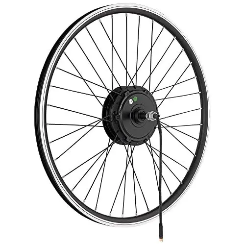 Produktbild: windmeile | E-Bike Nabenmotor Hinderrad, eingespeicht, Schwarz, 28', 36V/500W, E-Bike, Elektro Fahrrad, Pedelec