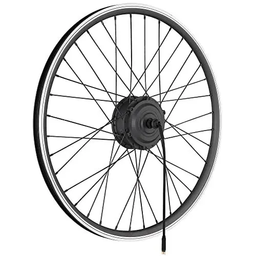 Produktbild: windmeile | E-Bike Nabenmotor Vorderrad, eingespeicht, Schwarz, 28', 48V/250W, E-Bike, Elektro Fahrrad, Pedelec