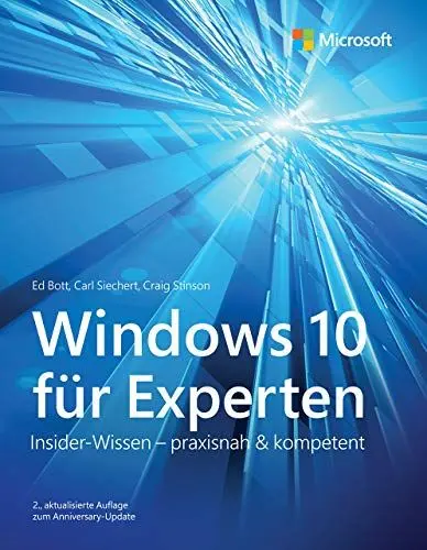 Produktbild: Windows 10 für Experten: Insider-Wissen – praxisnah & kompetent (Microsoft Press)