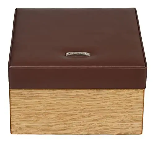 Produktbild: Windrose Schmuckkasten klein wood/braun - Hochwertige Handarbeit - Breite 18 cm - Wood