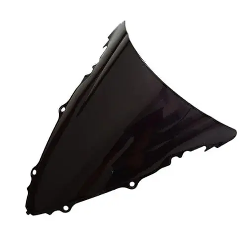 Produktbild: windschild Für YZF R6 2003 2004 2005 Schwarz Motorrad ABS Double Bubble Windschutzscheibe Verkleidung Windschutz Bildschirm Windabweiser