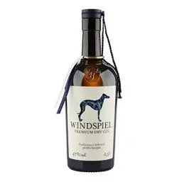 Produktbild: Windspiel London Dry Gin 47% vol. 1 x 0,5 Liter - Der Gin des Jahres - International ausgezeichneter London Dry Gin aus der deutschen Vulkaneifel