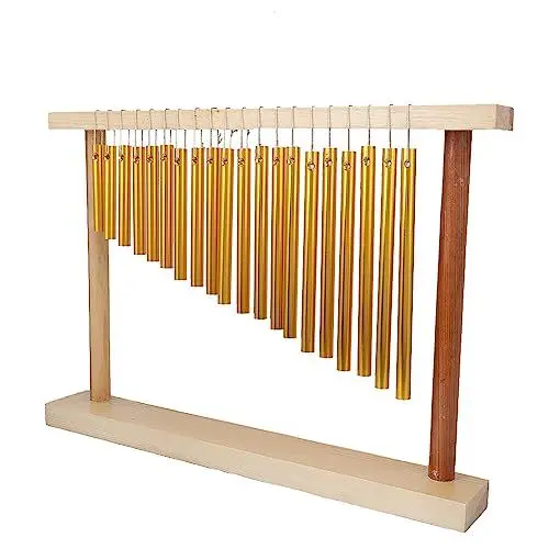 Produktbild: Windspiele mit 20 Tönen, Tisch, Einreihiges Schlaginstrument, Musikspielzeug und Hammer für Kinder, für Musikbegeisterte