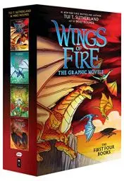 Produktbild: Wings of Fire 1-4: The Dragonet Prophecy / the Lost Heir / the Hidden Kingdom / the Dark Secret
