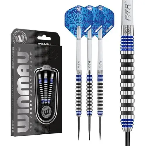 Produktbild: WINMAU Advance 500 Series Blau 26g Dartpfeile mit dartflüge und Dart stiele